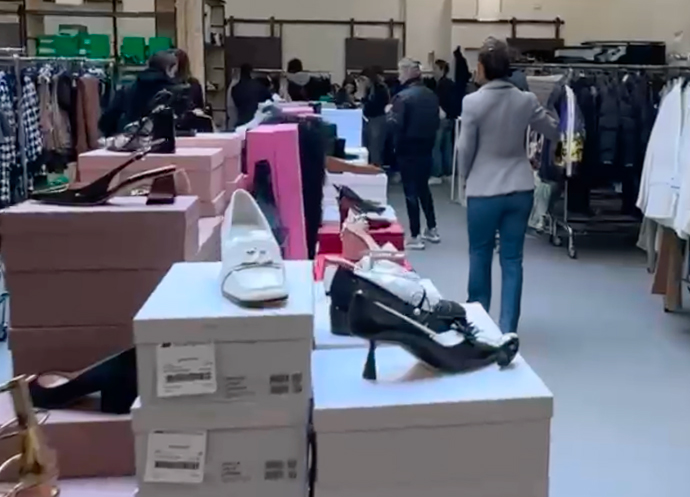 Video Private sale abbigliamento milano sample sale lusso